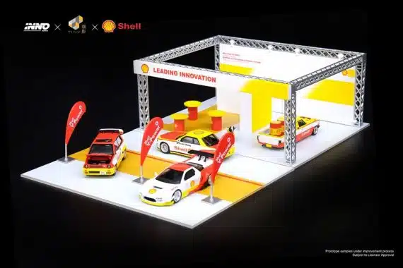INNO64 1:64 Leading Innovation Shell Exhibition Kiosk DIO64-001-SHELL