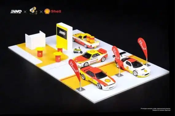 INNO64 1:64 Leading Innovation Shell Exhibition Kiosk DIO64-001-SHELL