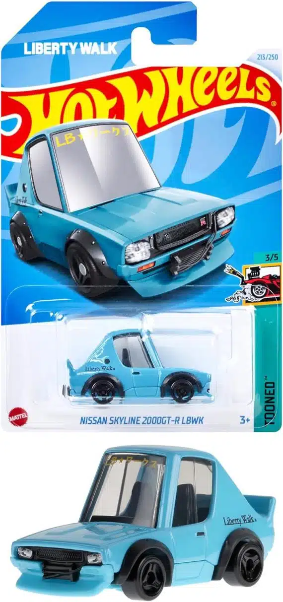 Hot Wheels No.213 Tooned Nissan Skyline 2000GT-R LBWK