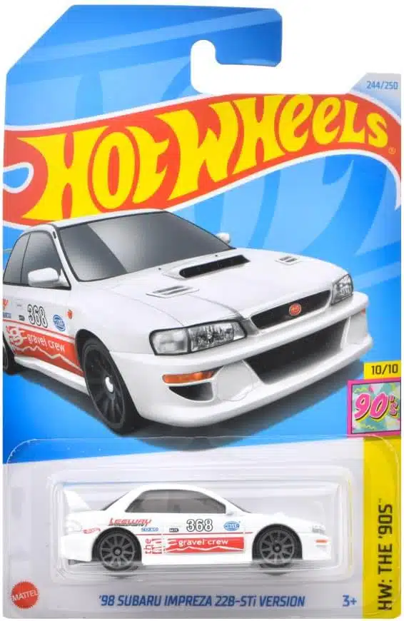 Hot Wheels No.244 HW: THE '90S '98 Subaru Impreza 228-STi Version
