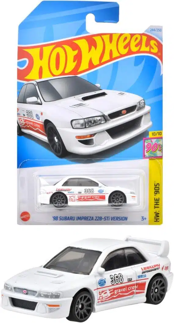 Hot Wheels No.244 HW: THE '90S '98 Subaru Impreza 228-STi Version