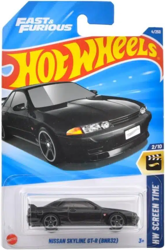 Hot Wheels No.4 HW Screen Time Fast & Furious Nissan Skyline GT-R (BNR32) JFN59