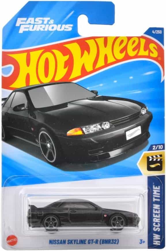Hot Wheels No.4 HW Screen Time Fast & Furious Nissan Skyline GT-R (BNR32) JFN59