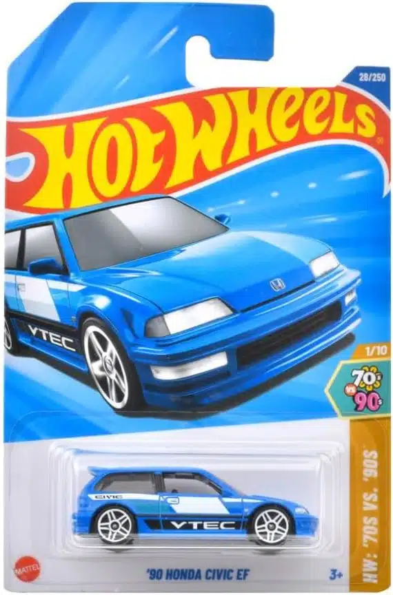 Hot Wheels No.28 HW: '70S VS. '90S 90 Honda Civic EF