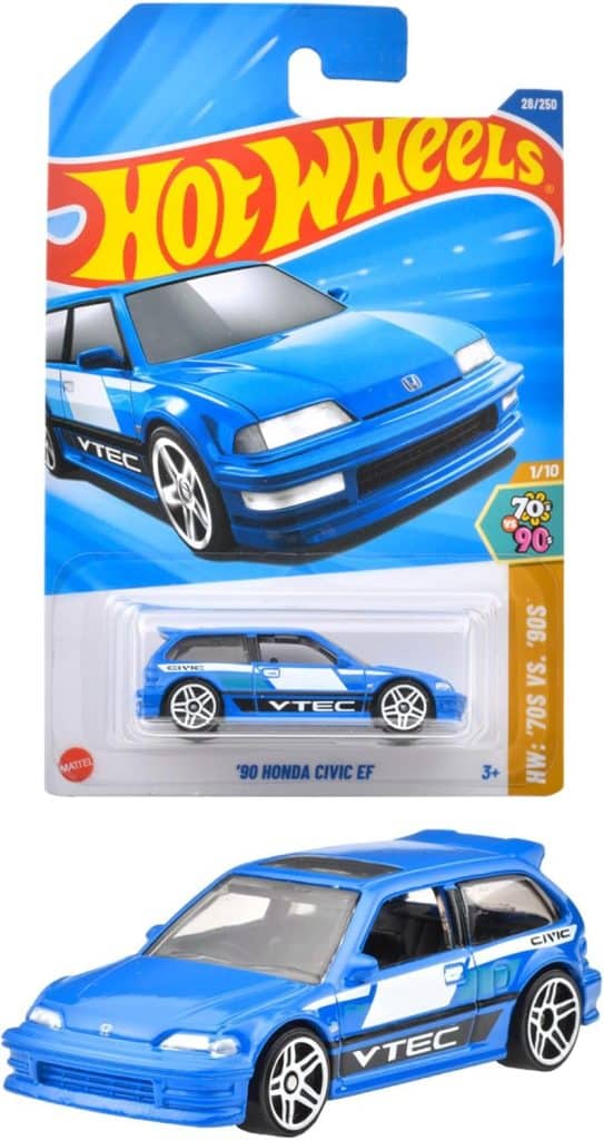 Hot Wheels No.28 HW: '70S VS. '90S 90 Honda Civic EF