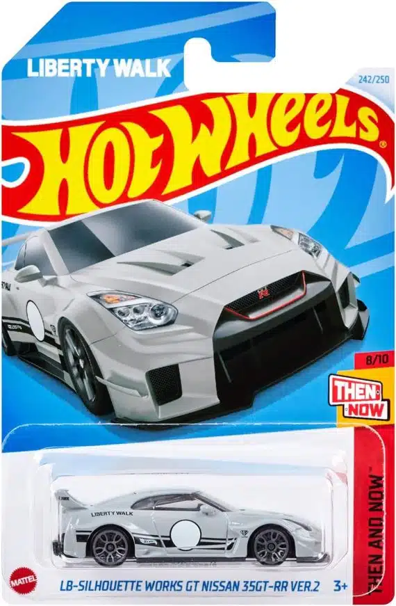 Hot Wheels No.242 Then And Now LB-Silhouette Works GT Nissan 35GT-RR Ver.2