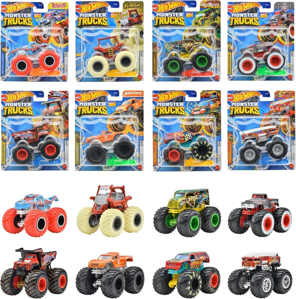 Hot Wheels Monster Trucks Stripes Earned Wild Wrecker 984F-FYJ44