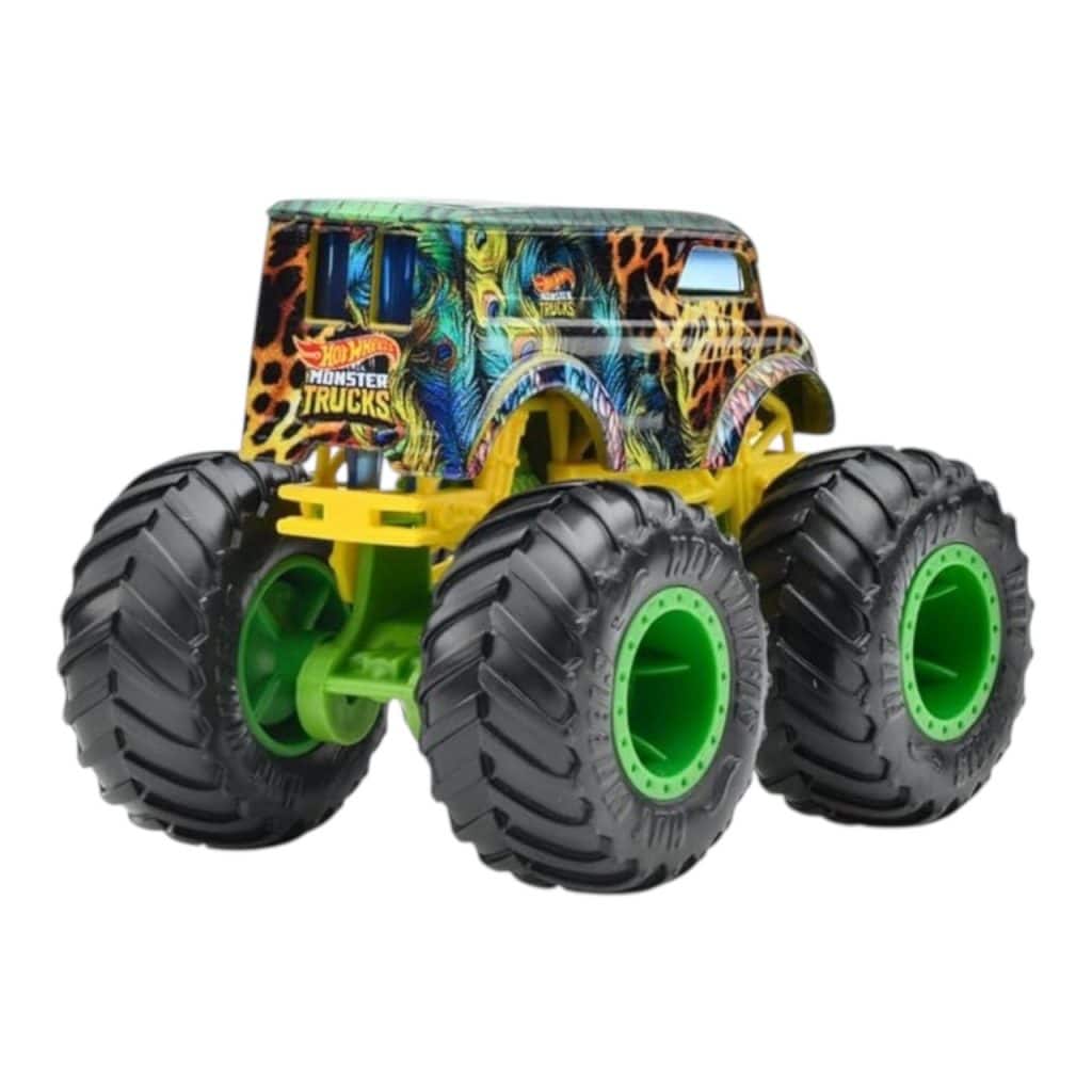 Hot Wheels Monster Trucks Stripes Earned Wild Wrecker 984F-FYJ44