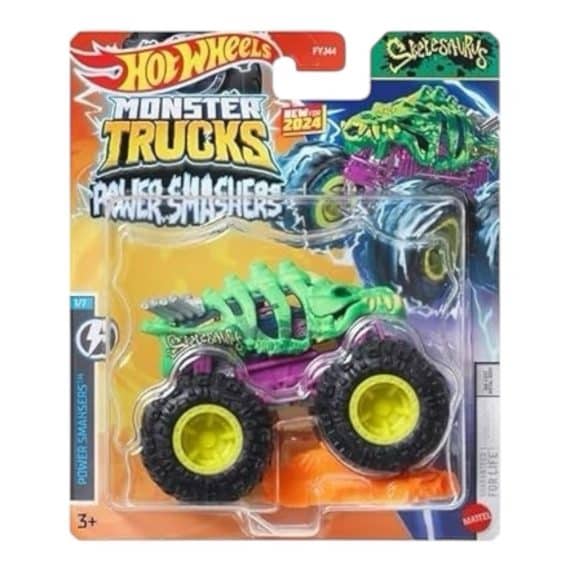 Hot Wheels Monster Trucks Power Smahsers Breakouts Skelsaurus 984G-FYJ44