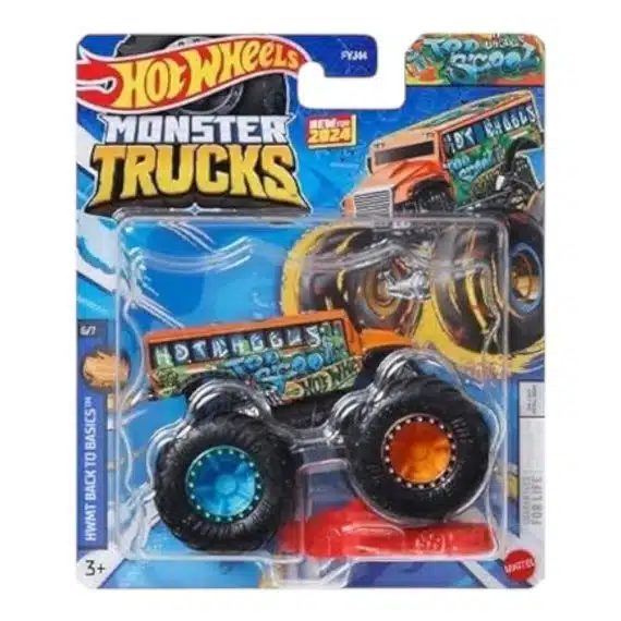 Hot Wheels Monster Trucks HWMT Back To Basics Too S'cool 984G-FYJ44