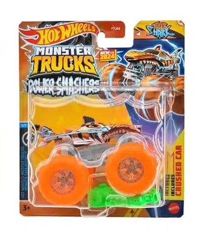 Hot Wheels Monster Trucks Power Smahsers Tiger Shark 984K-FYJ44