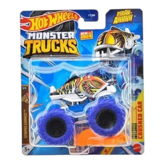 Hot Wheels Monster Trucks Stripes Earned Piran Ahhhh 984K-FYJ44
