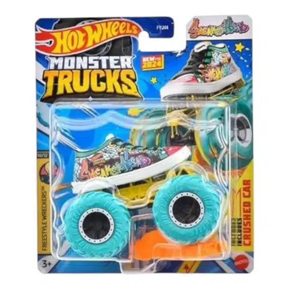 Hot Wheels Monster Trucks Freestyle Wreckers Sneakerhead 984K-FYJ44