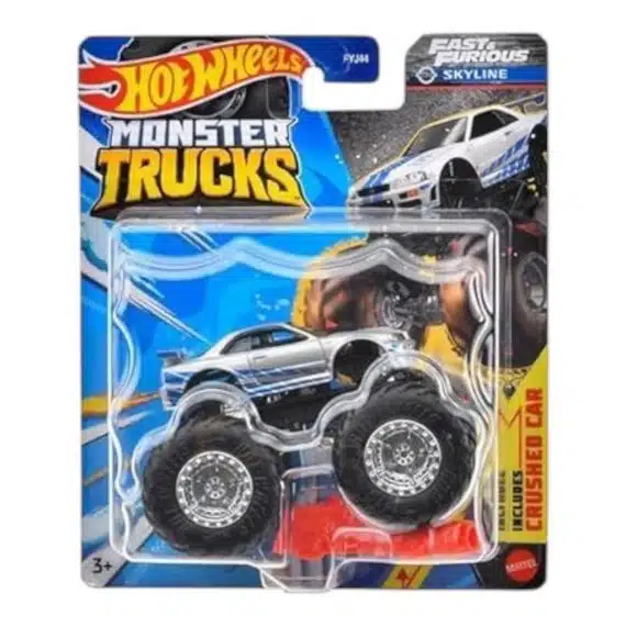 Hot Wheels Monster Trucks Fast & Furious Nissan Skyline 984K-FYJ44
