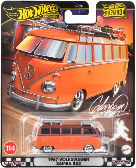 Hot Wheels Premium Boulevard '67 Volkswagen Samba Bus HRT62