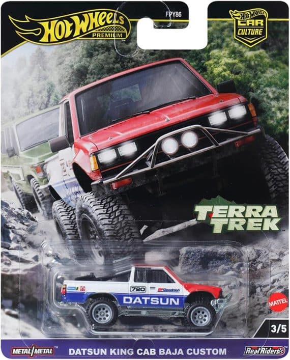 Hot Wheels Premium Car Culture Terrak Datsun King Cab Baja HRV71