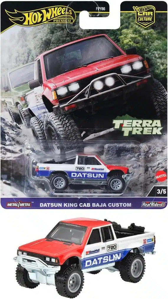 Hot Wheels Premium Car Culture Terrak Datsun King Cab Baja HRV71