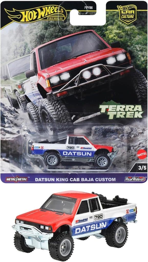 Hot Wheels Premium Car Culture Terrak Datsun King Cab Baja HRV71