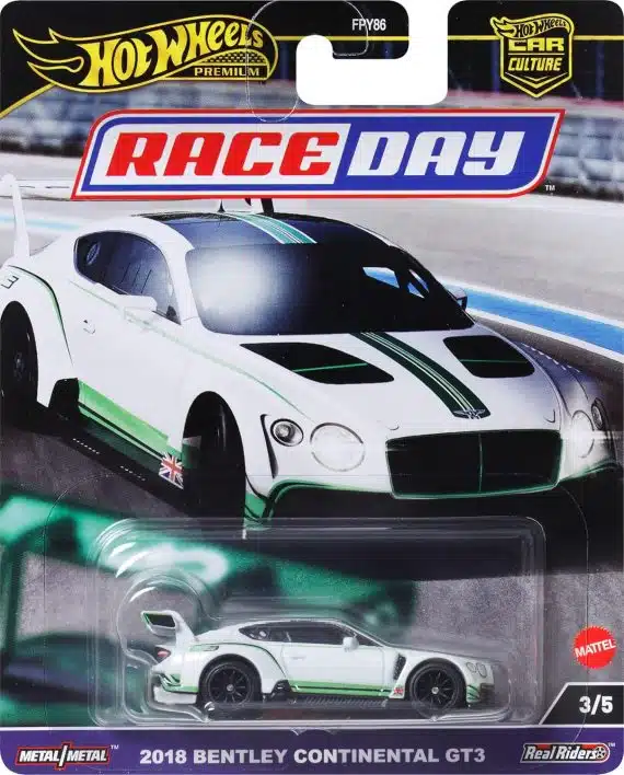 Hot Wheels Premium Car Culture Race Day 2018 Bentley Continental GT3 HRV93