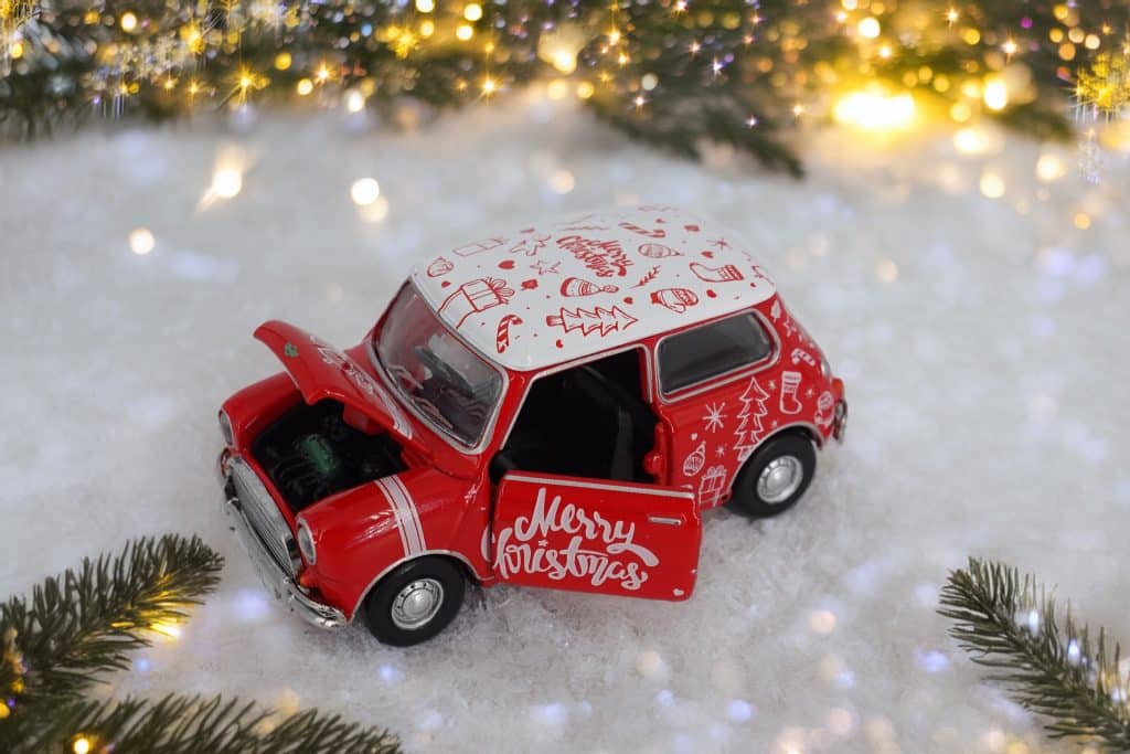 TINY Mini Cooper Mk 1 (Merry Christmas) MINI0008