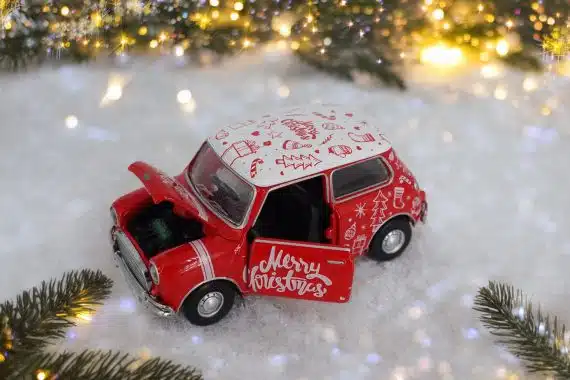 TINY Mini Cooper Mk 1 (Merry Christmas) MINI0008