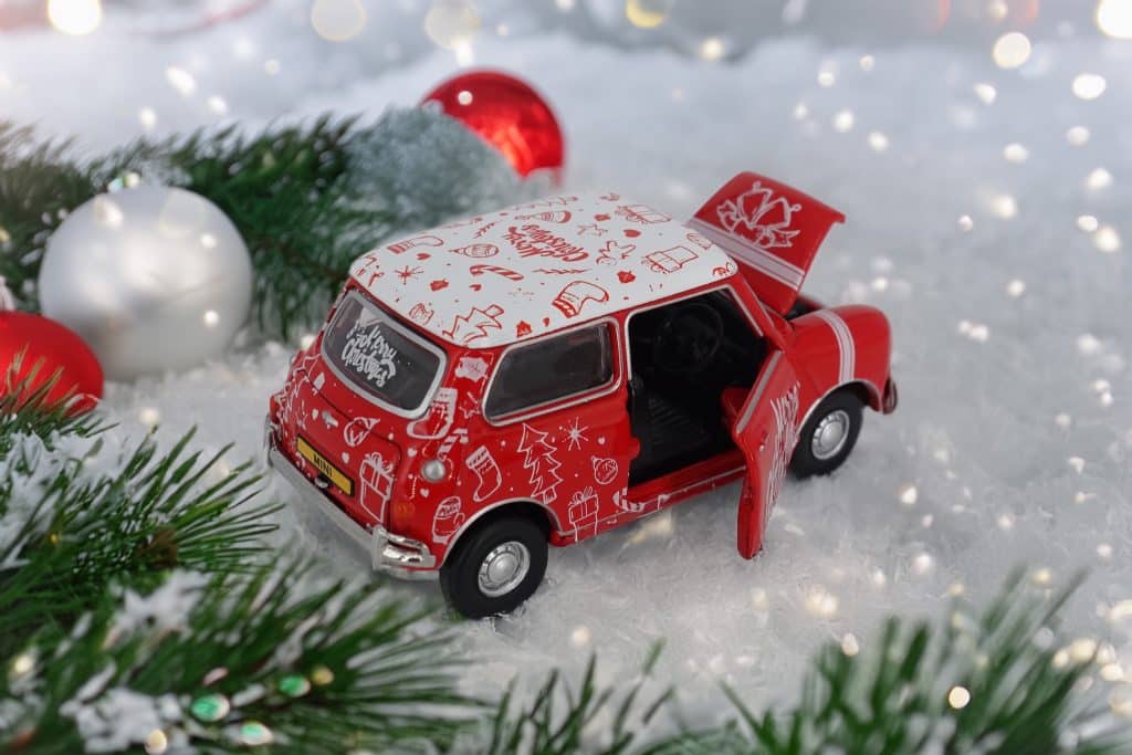 TINY Mini Cooper Mk 1 (Merry Christmas) MINI0008