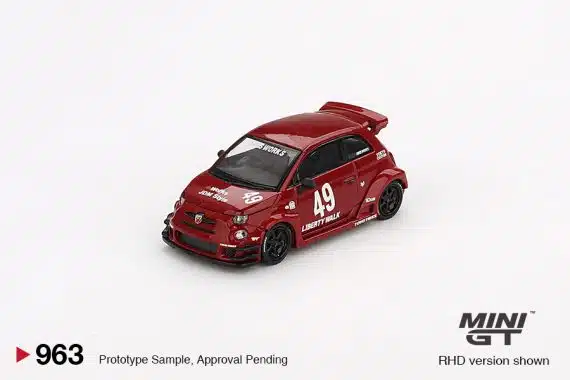 MINI GT No.963 LB-WORKS x Abas Works ABARTH 595 Red MGT00963