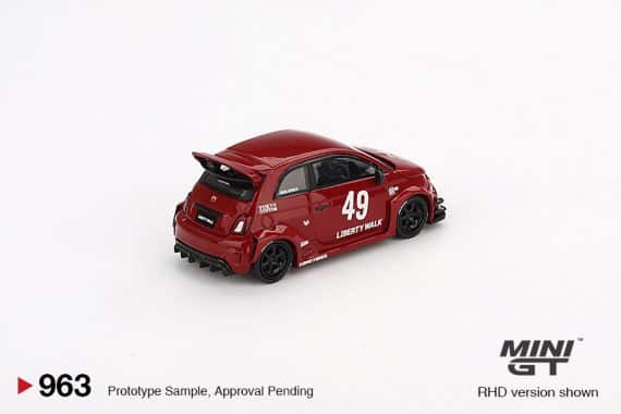 MINI GT No.963 LB-WORKS x Abas Works ABARTH 595 Red MGT00963