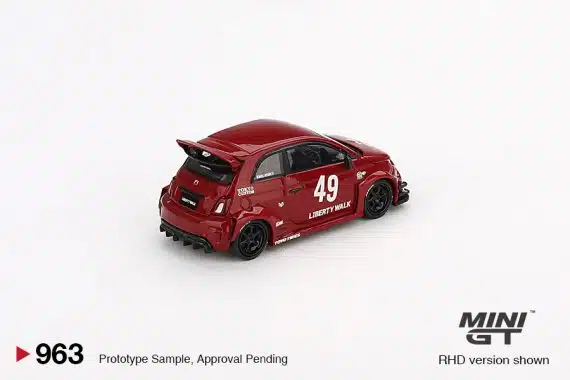 MINI GT No.963 LB-WORKS x Abas Works ABARTH 595 Red MGT00963