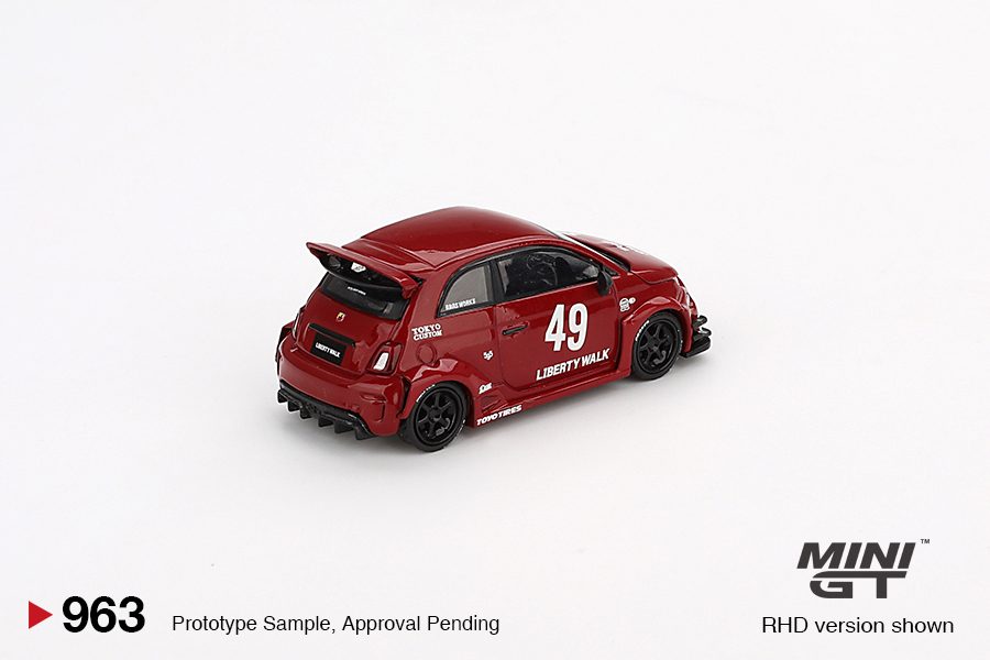 MINI GT No.963 LB-WORKS x Abas Works ABARTH 595 Red MGT00963