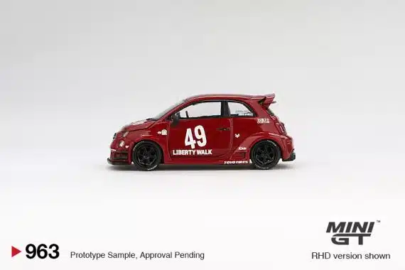 MINI GT No.963 LB-WORKS x Abas Works ABARTH 595 Red MGT00963