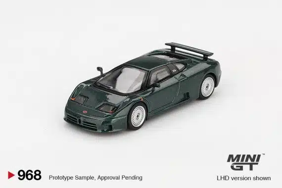 MINI GT No.968 Bugatti EB110 GT Verde Scuro MGT00968