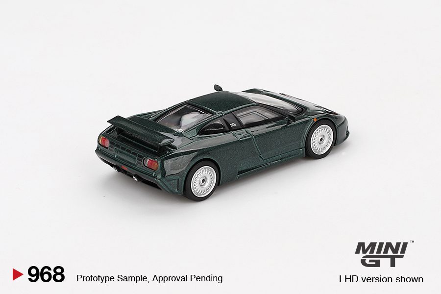 MINI GT No.968 Bugatti EB110 GT Verde Scuro MGT00968