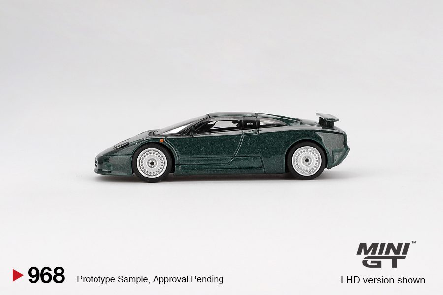 MINI GT No.968 Bugatti EB110 GT Verde Scuro MGT00968
