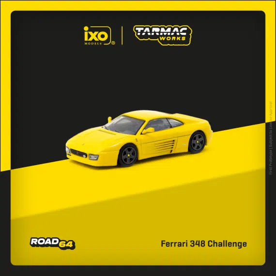 Tarmac Works 1:64 ROAD64 Ferrari 348 Challenge Yellow T64R-082-YL
