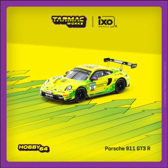 Tarmac Works 1:64 HOBBY64 Porsche 911 GT3 R DTM Champion 2023
