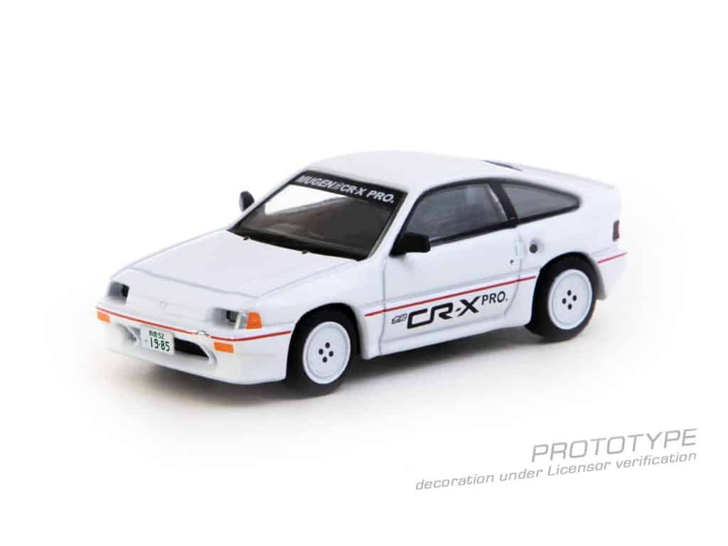 Tarmac Works 1:64 GLOBAL64 HONDA Ballade Sports MUGEN CR-X PRO White T64G-TL058-WH