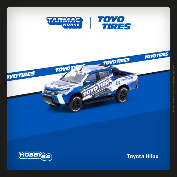 Tarmac Works 1:64 HOBBY64 Toyota Hilux Toyo Tires T64-041-TOYO