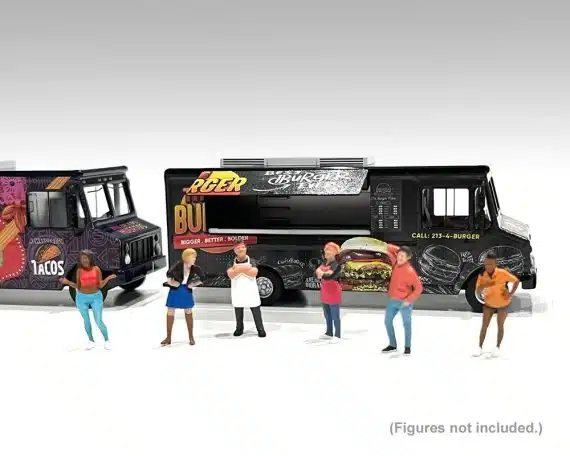 American Diorama 1:64 miJo Exclusives The Burger Truck Limited Edition AD-70101MJ
