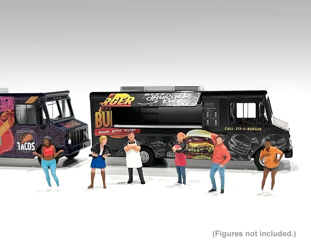 American Diorama 1:64 miJo Exclusives The Burger Truck Limited Edition AD-70101MJ