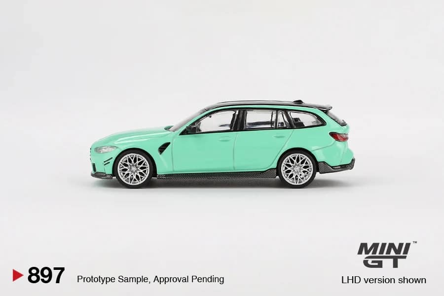 MINI GT No.897 BMW M3 M Performance Touring Mint Green MGT00897
