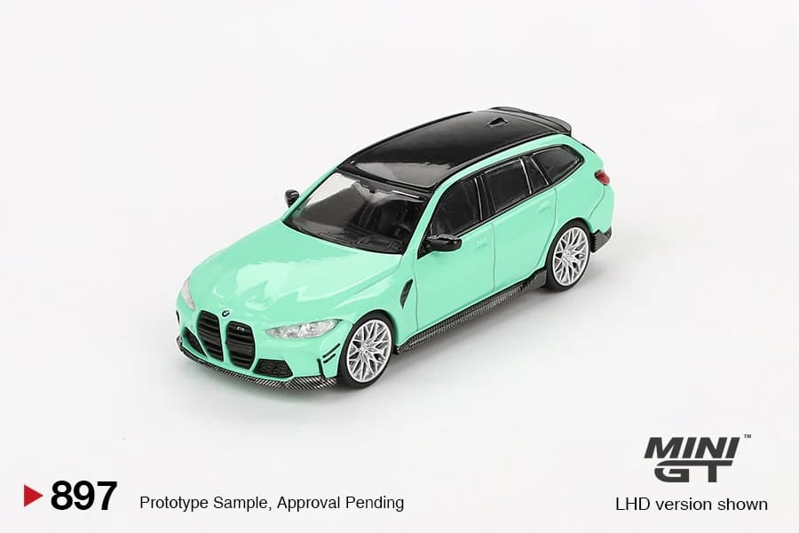 MINI GT No.897 BMW M3 M Performance Touring Mint Green MGT00897