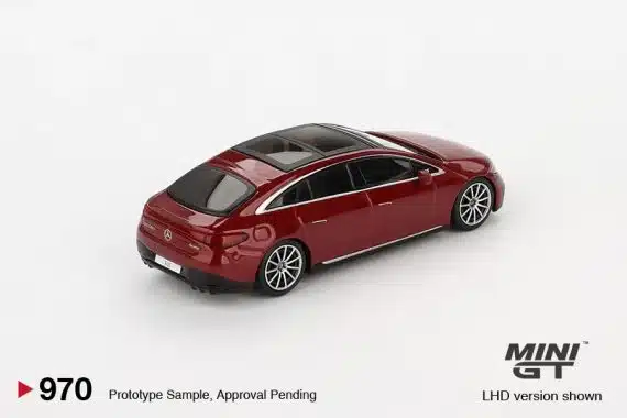 MINI GT No.970 Mercedes-Benz EQS 580 4MATIC Red Metallic MGT00970