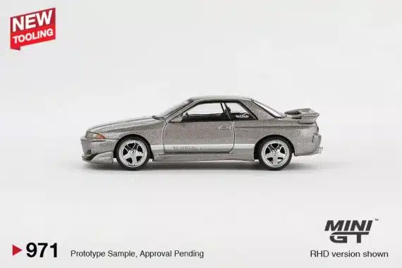 MINI GT No.971 Nissan Skyline GT-R (R32) Veilside Combat C-I Veilside Combat Grey MGT00971