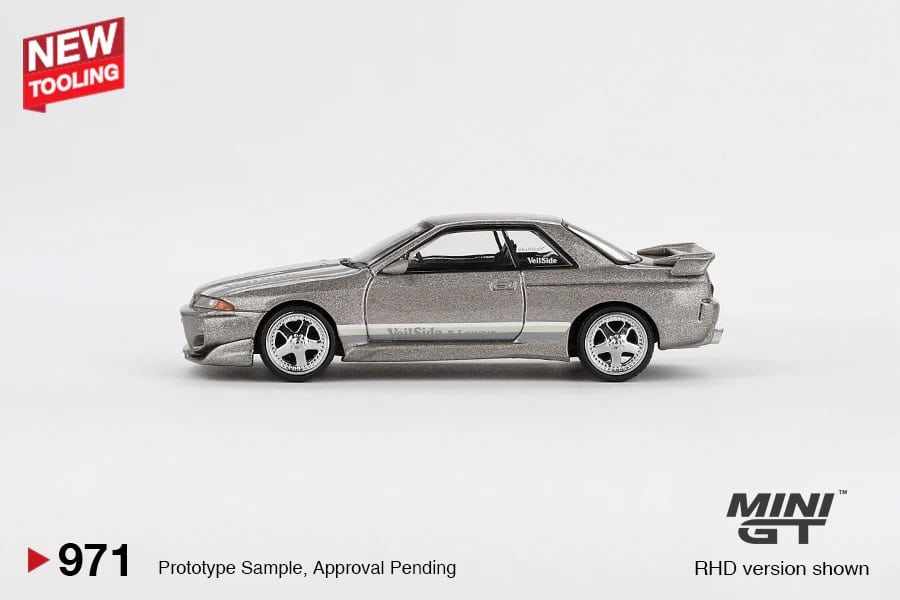MINI GT No.971 Nissan Skyline GT-R (R32) Veilside Combat C-I Veilside Combat Grey MGT00971