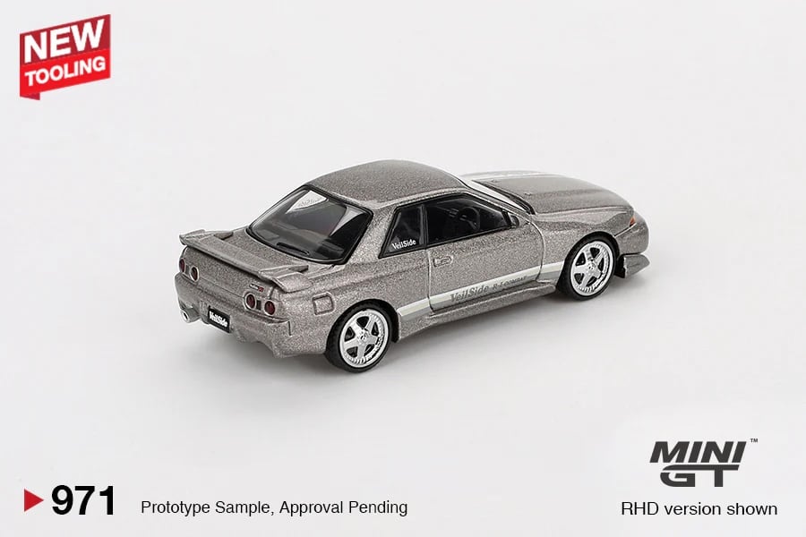 MINI GT No.971 Nissan Skyline GT-R (R32) Veilside Combat C-I Veilside Combat Grey MGT00971