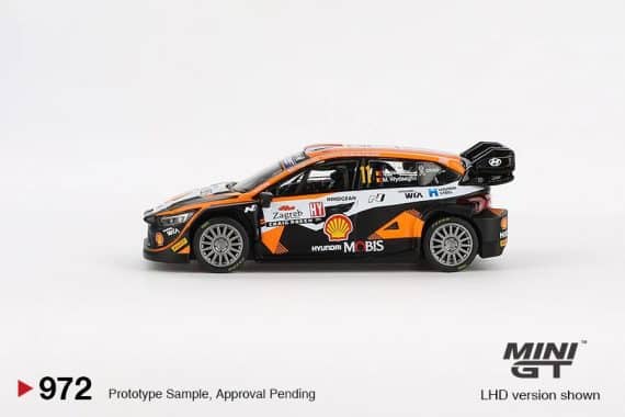 MINI GT No.972 Hyundai i20 N Rally1 #11 2023 Rally Croatia  Power Stage Winner MGT00972