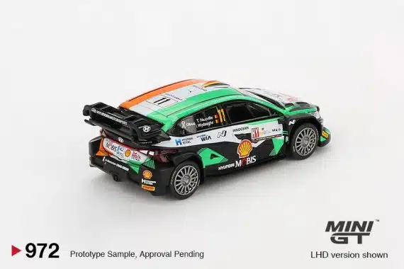 MINI GT No.972 Hyundai i20 N Rally1 #11 2023 Rally Croatia  Power Stage Winner MGT00972