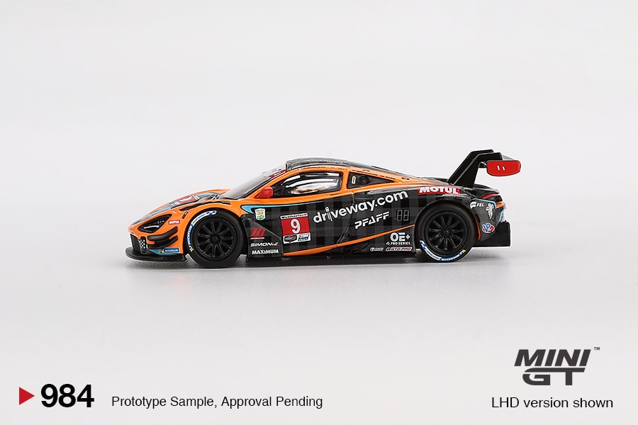 MINI GT No.984 McLaren 720S GT3 Evo Pfaff Motorsports 2024 IMSA Daytona 24 Hrs MGT00984