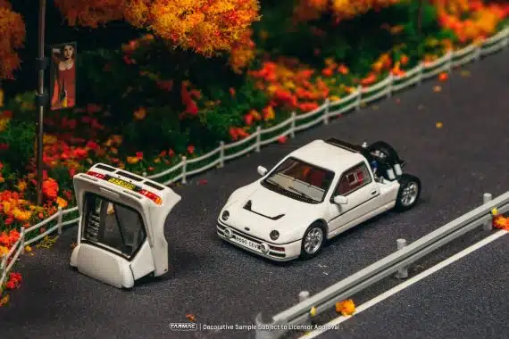 Tarmac Works 1:64 HOBBY64+ Ford RS200 White T64P-001-WH